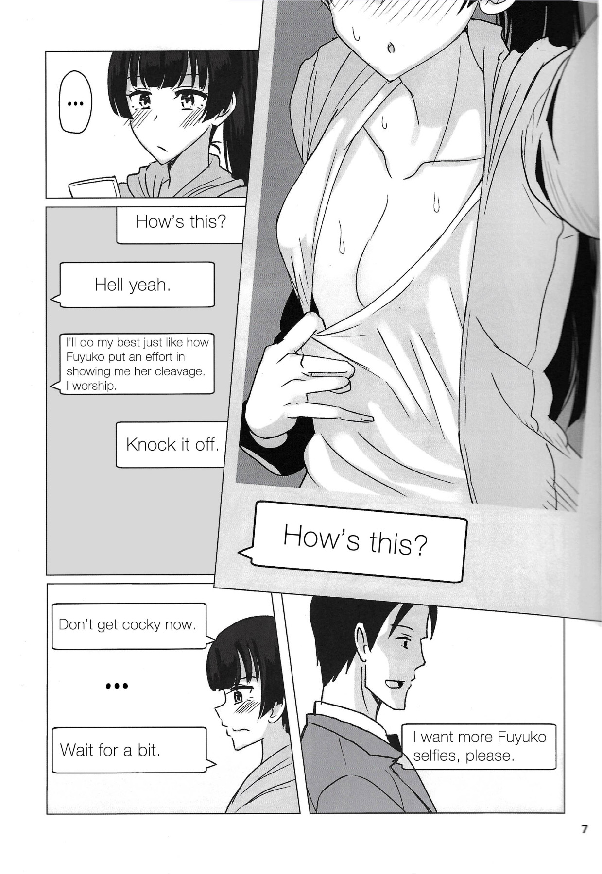 Hentai Manga Comic-A Book About Asking Fuyuko To Send Lewd Pics-Read-5